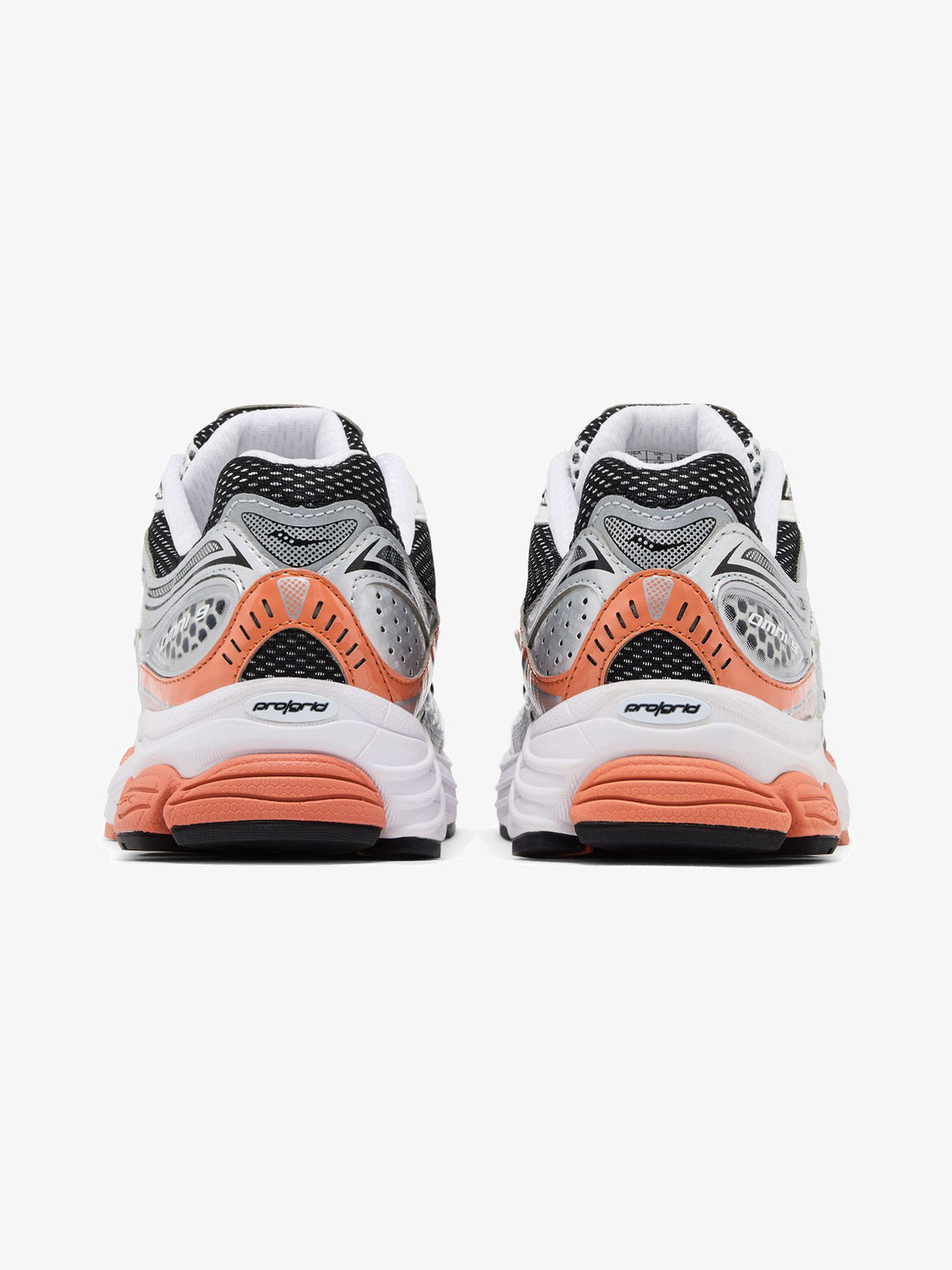 Saucony ProGrid Omni 9 'Silver Orange Black' – back