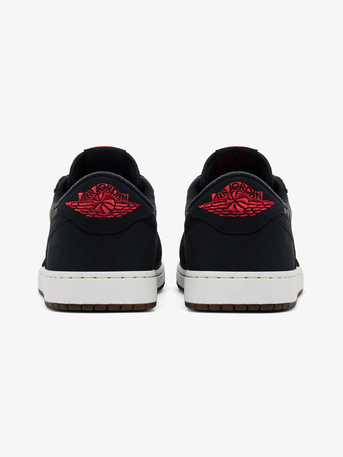 Jordan 1 Retro Low OG 'Laser Black University Red' – back