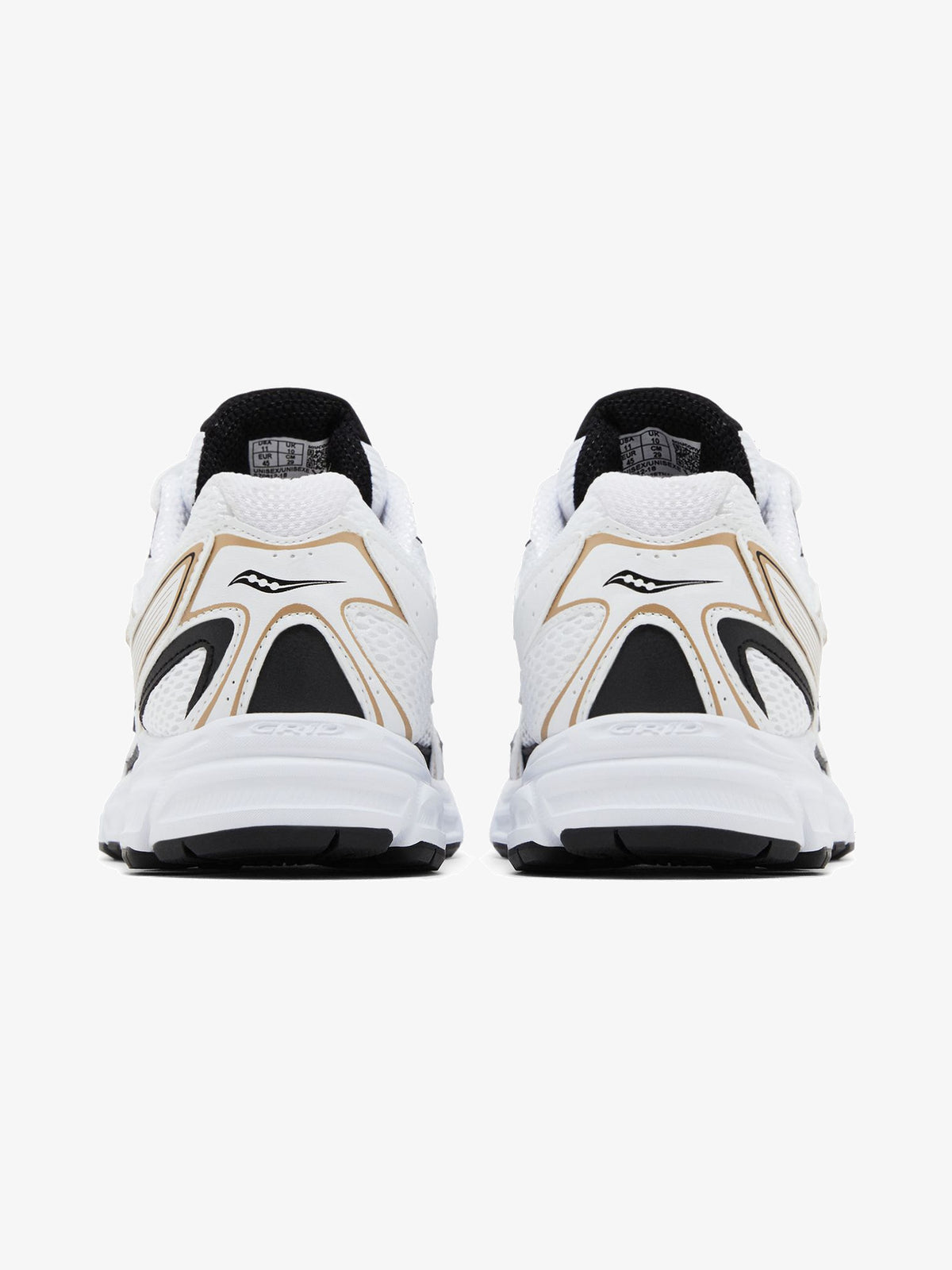 Saucony Ride Millennium 'White Gold Black' – back