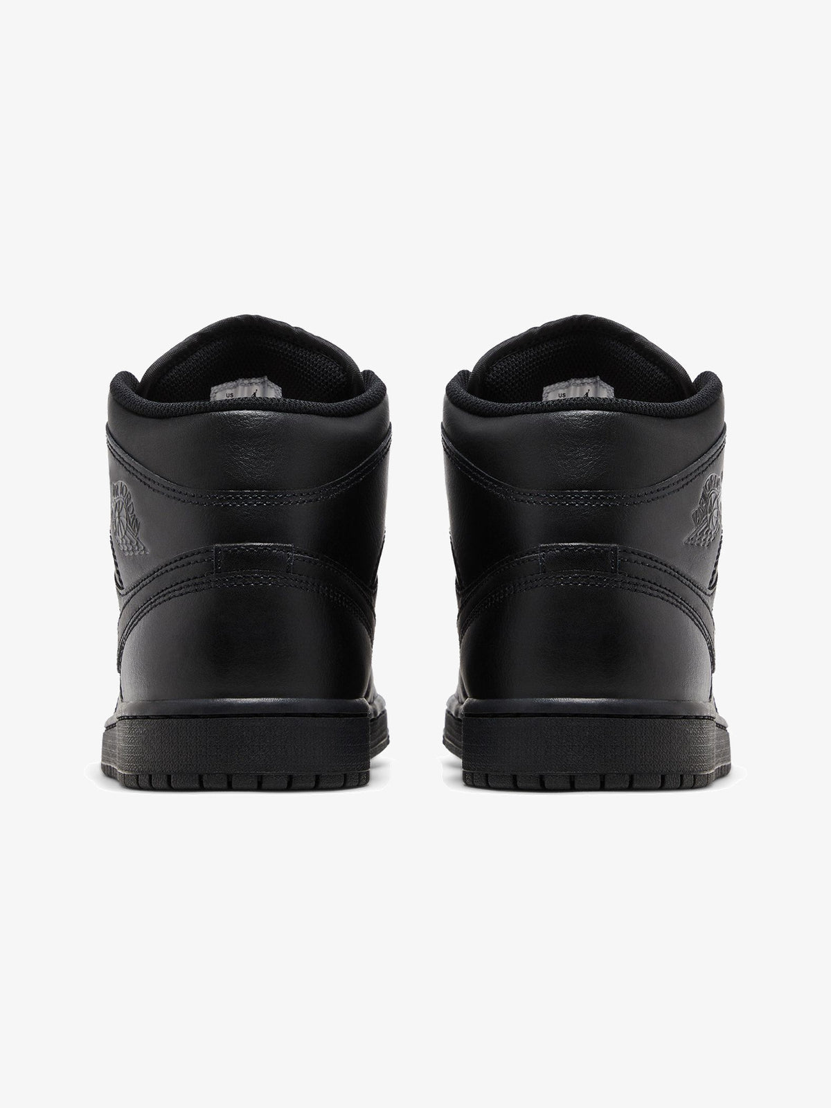Jordan 1 Mid 'Triple Black' – back