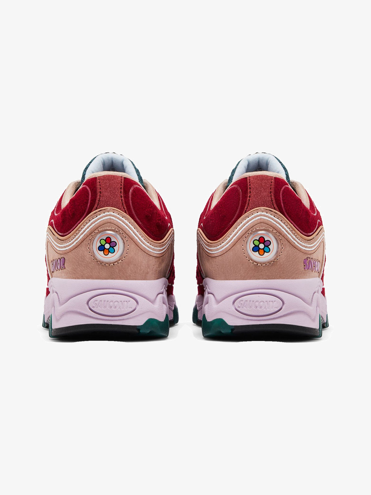 Saucony Matrix 'Jae Tips No Shoes In The House Burgundy' – back