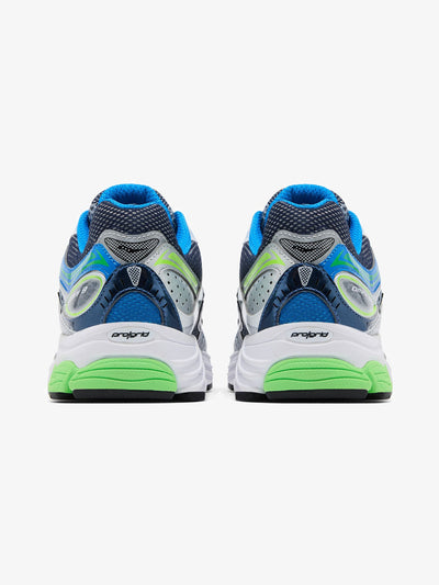 Saucony ProGrid Omni 9 'Grey Slime Blue' – back