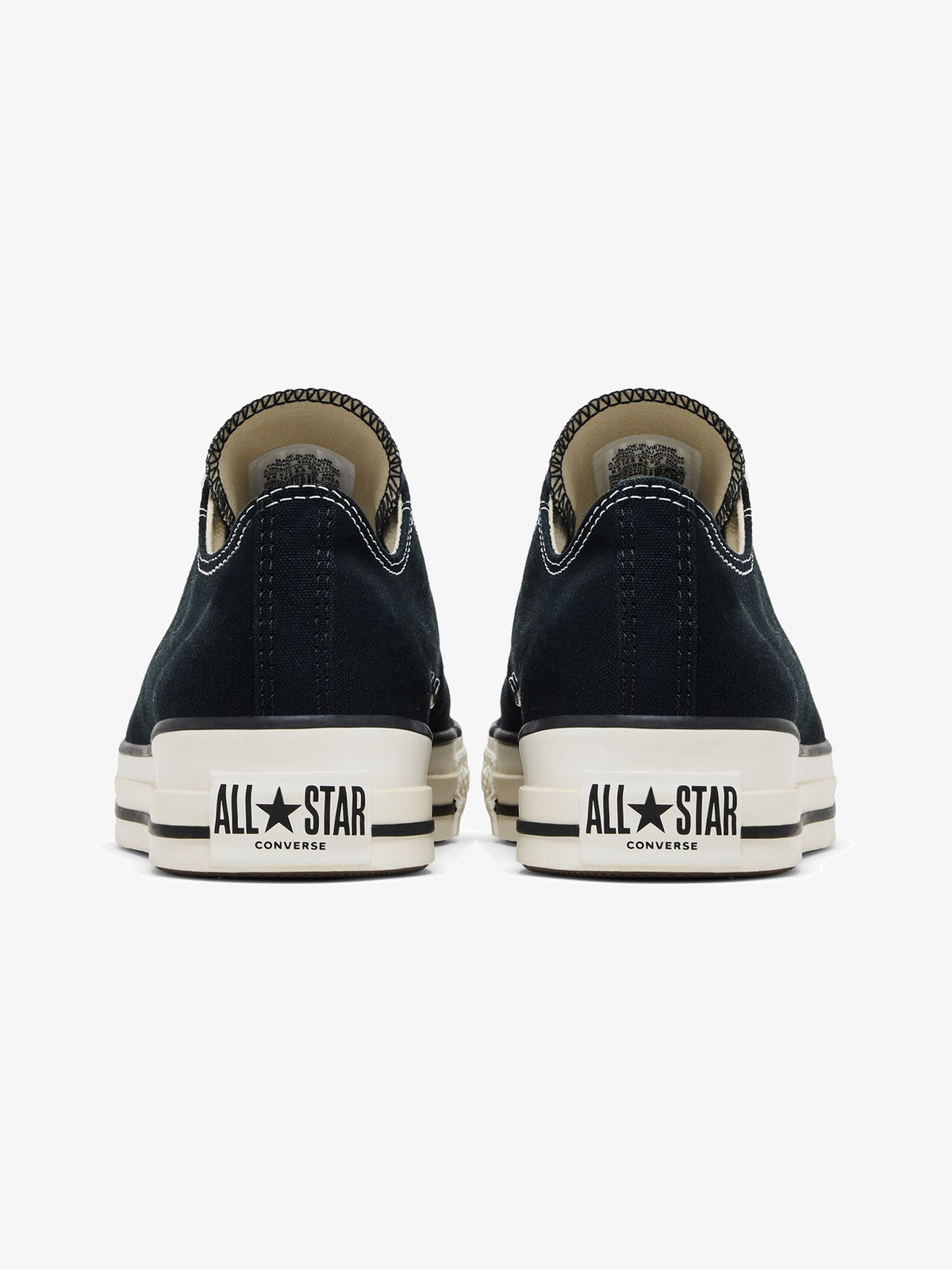 Converse Chuck Taylor All Star Throwback Low 'Black Vintage White' – back