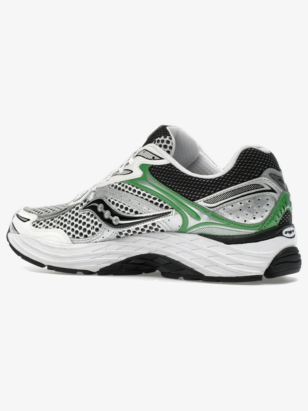 Saucony ProGrid Omni 9 'Silver Green' – rear three-quarter