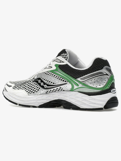 Saucony ProGrid Omni 9 'Silver Green' – rear three-quarter