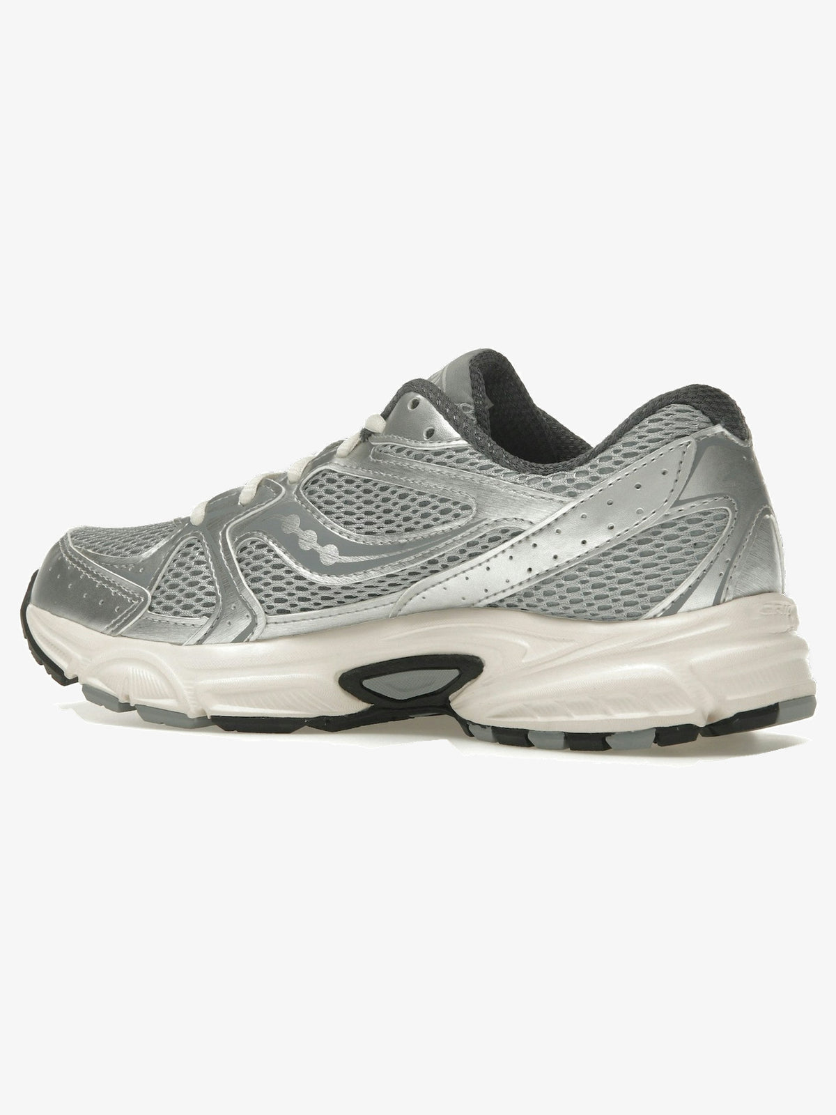 Saucony Grid Ride Millennium 'Silver Cream' (W) – rear three-quarter