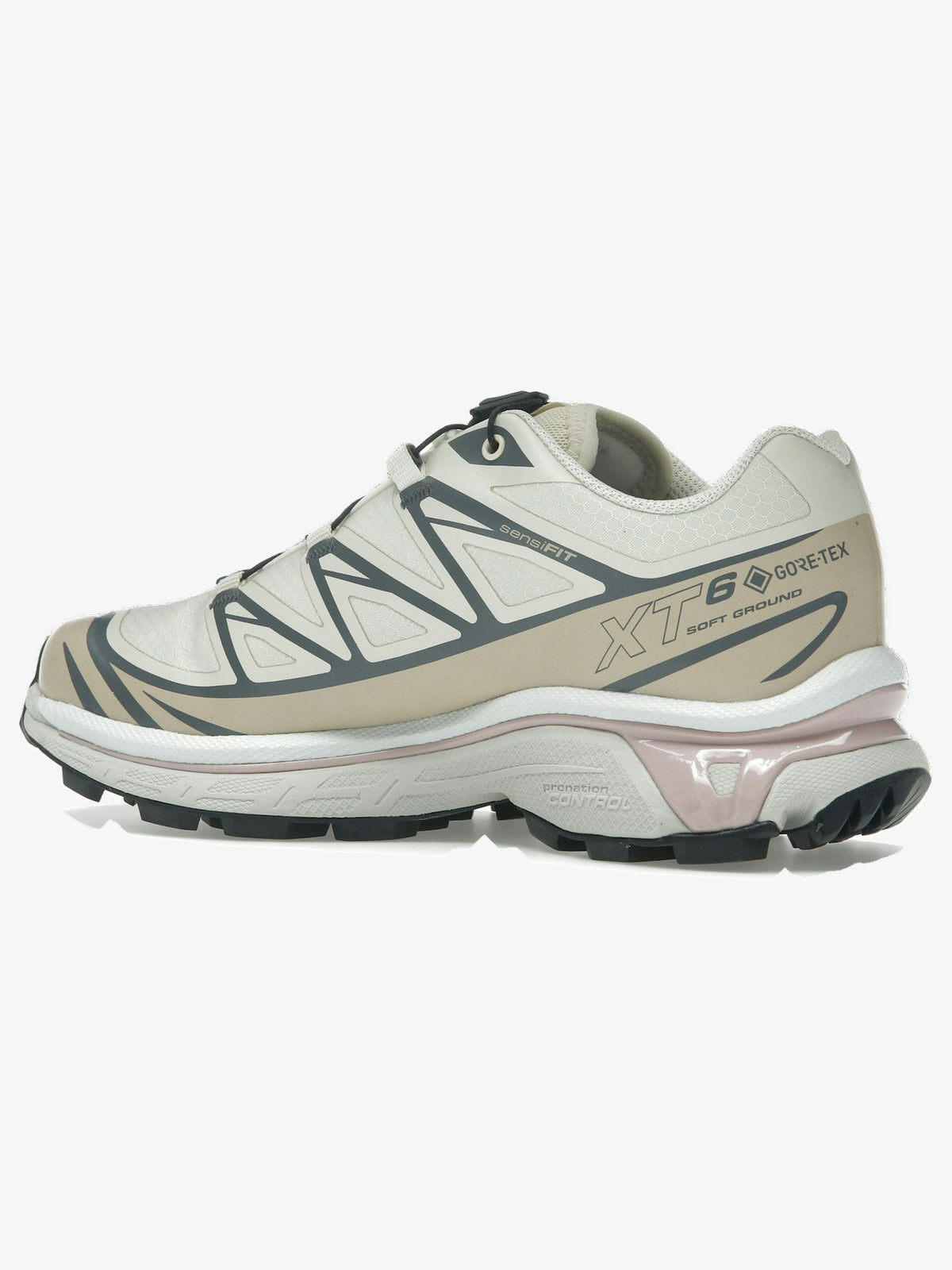 Salomon XT-6 'Almond Milk Mauve' – rear three-quarter