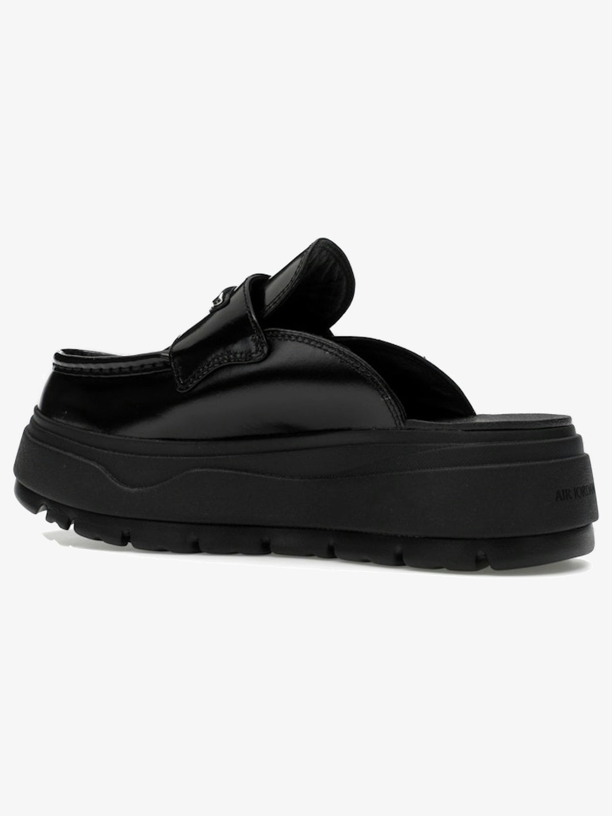 Jordan Mule 'Black Metallic Silver' (W) – rear three-quarter