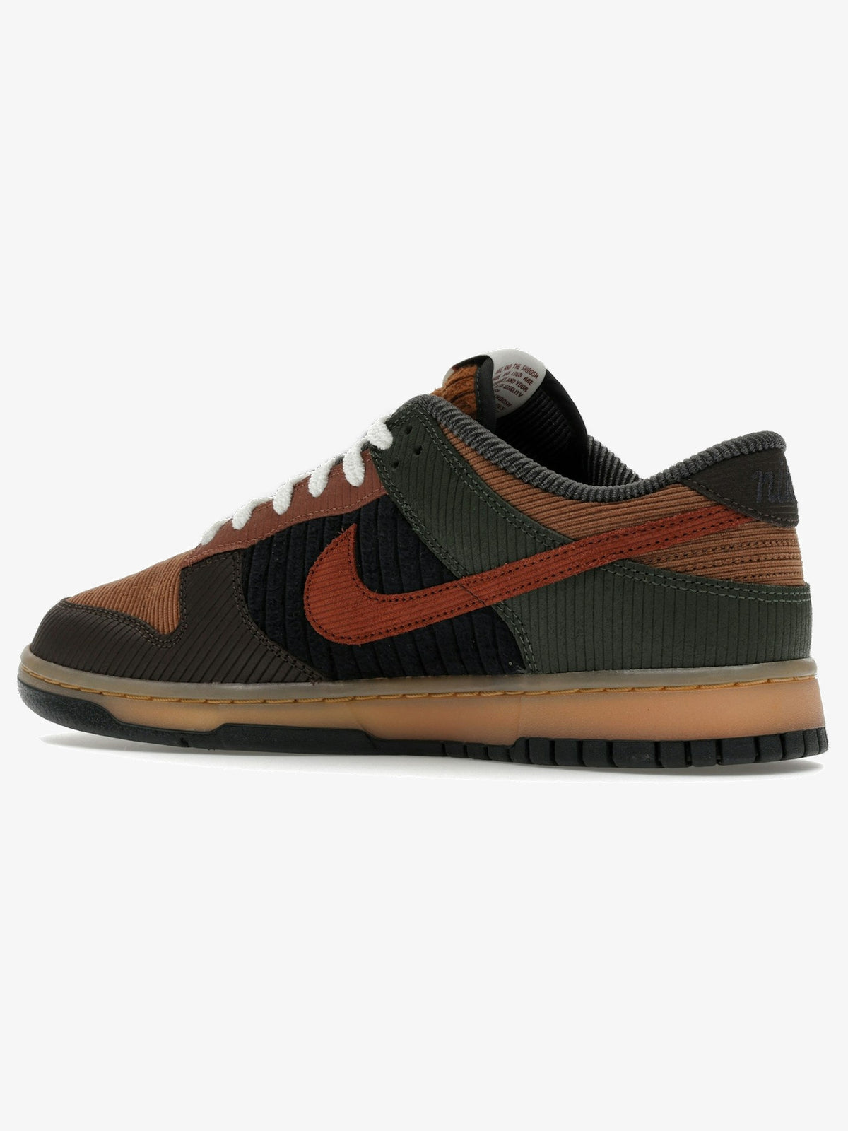 Nike Dunk Low Retro Premium 'Light British Tan Cinnamon Corduroy' – rear three-quarter