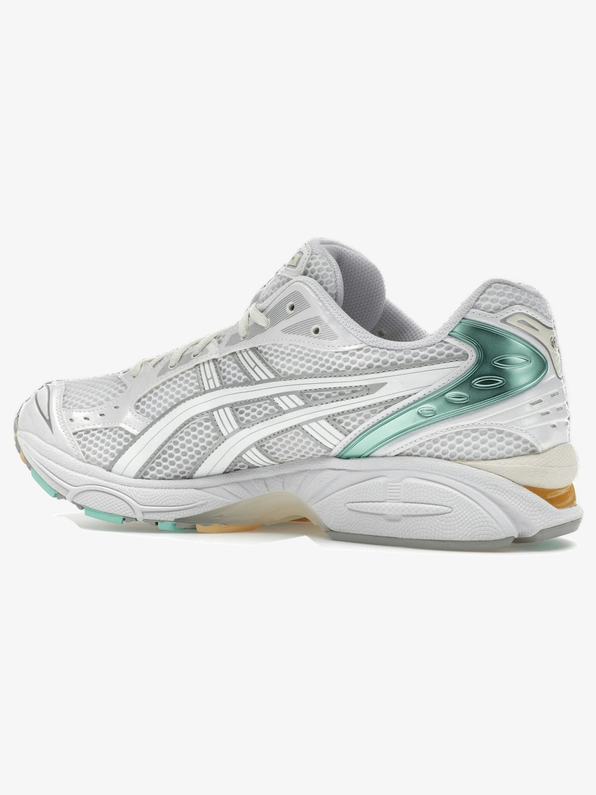 ASICS Gel-Kayano 14 'White Green Cream' – rear three-quarter
