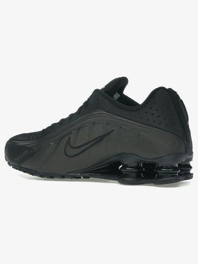 Nike Shox R4 'Black Bright Crimson' – rear three-quarter
