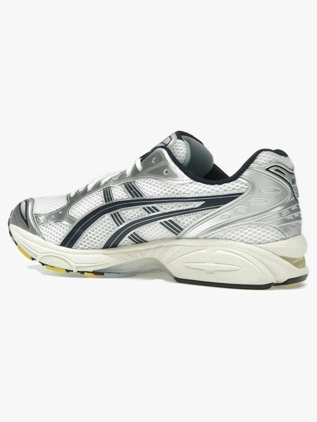 ASICS Gel-Kayano 14 x JJJJound 'White Midnight Navy' – rear three-quarter