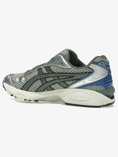ASICS Gel-Kayano 14 'Soft Yellow Silver Blue' – rear three-quarter