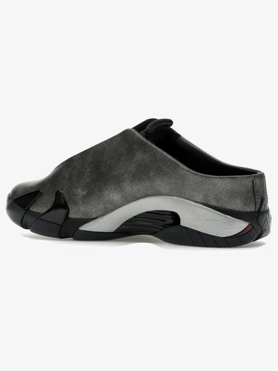 Jordan 14 Retro Mule 'Mowalola Burnt Red' – rear three-quarter