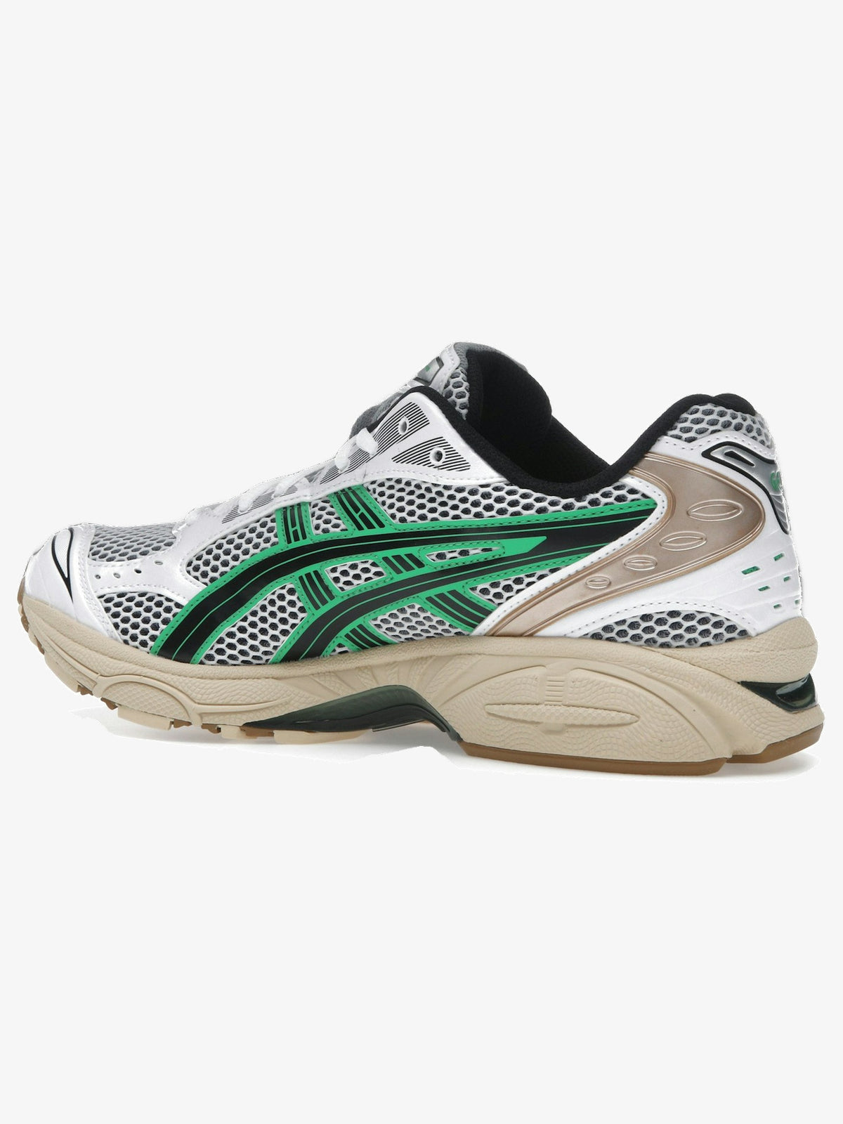 ASICS Gel-Kayano 14 'White Hinoki Beige' – rear three-quarter