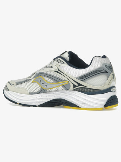 Saucony ProGrid Omni 9 'Fabricated Future Pack White Yellow' – rear three-quarter