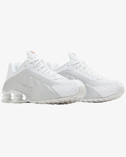 Nike Shox R4 White Metallic Wmns Nike