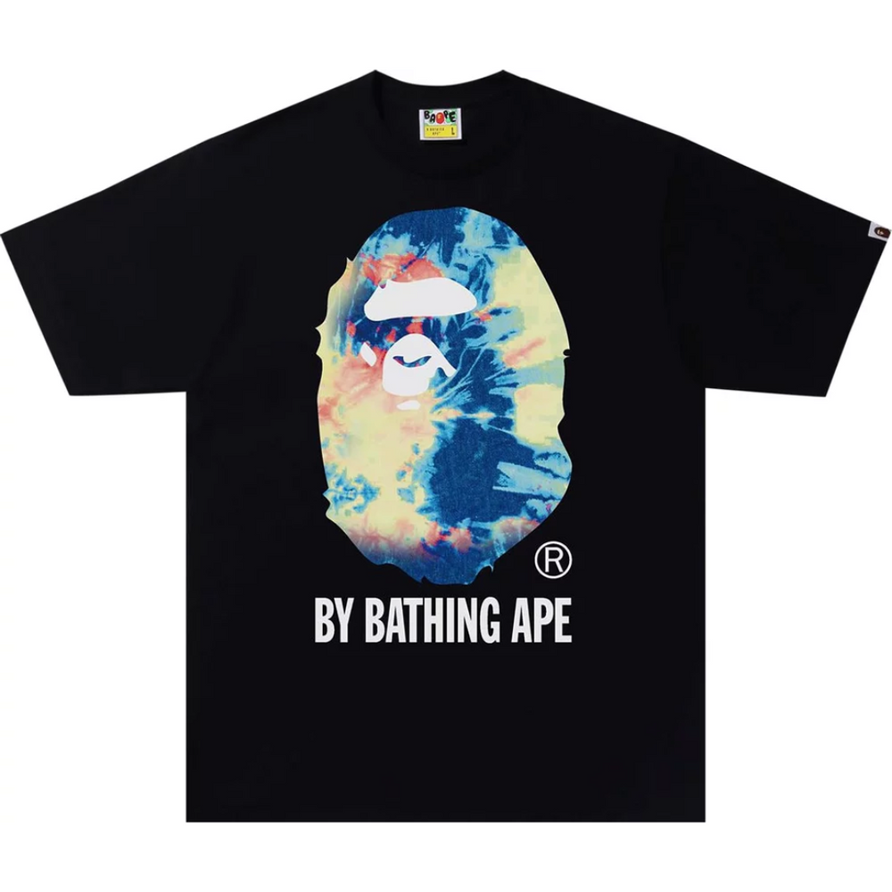 BAPE Tie Dye By Bathing Ape Tee Black/Multicolor