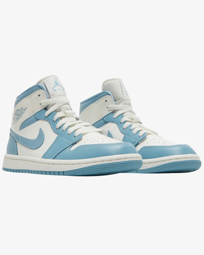 Air Jordan 1 Mid University Blue Wmns