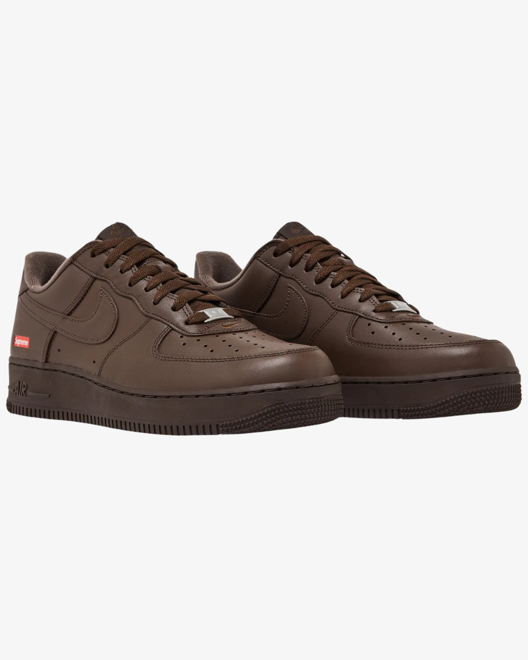 Supreme x Air Force 1 Low Box Logo - Baroque Brown Nike