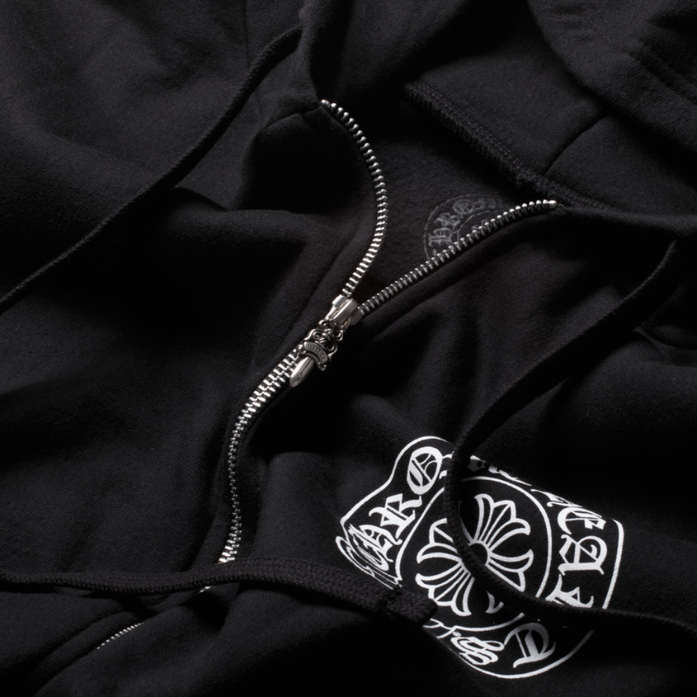 
                      
                        Chrome Hearts Malibu Exclusive Horseshoe Zip-Up Hoodie (Sleeveless Design) Black
                      
                    