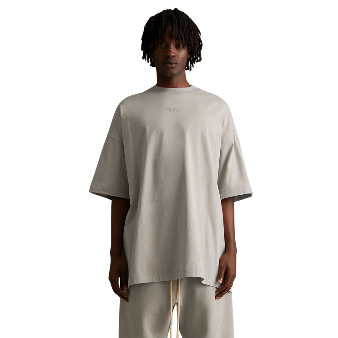 Fear of God Essentials Tee Silver Cloud