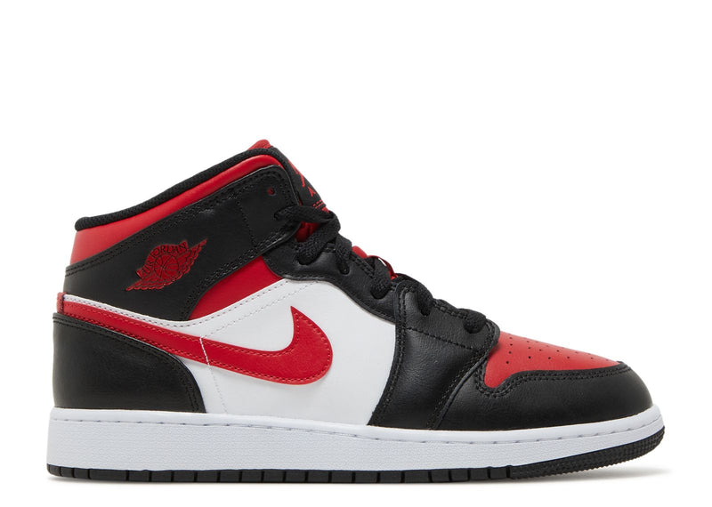 Air Jordan 1 Mid GS 'Black Fire Red'
