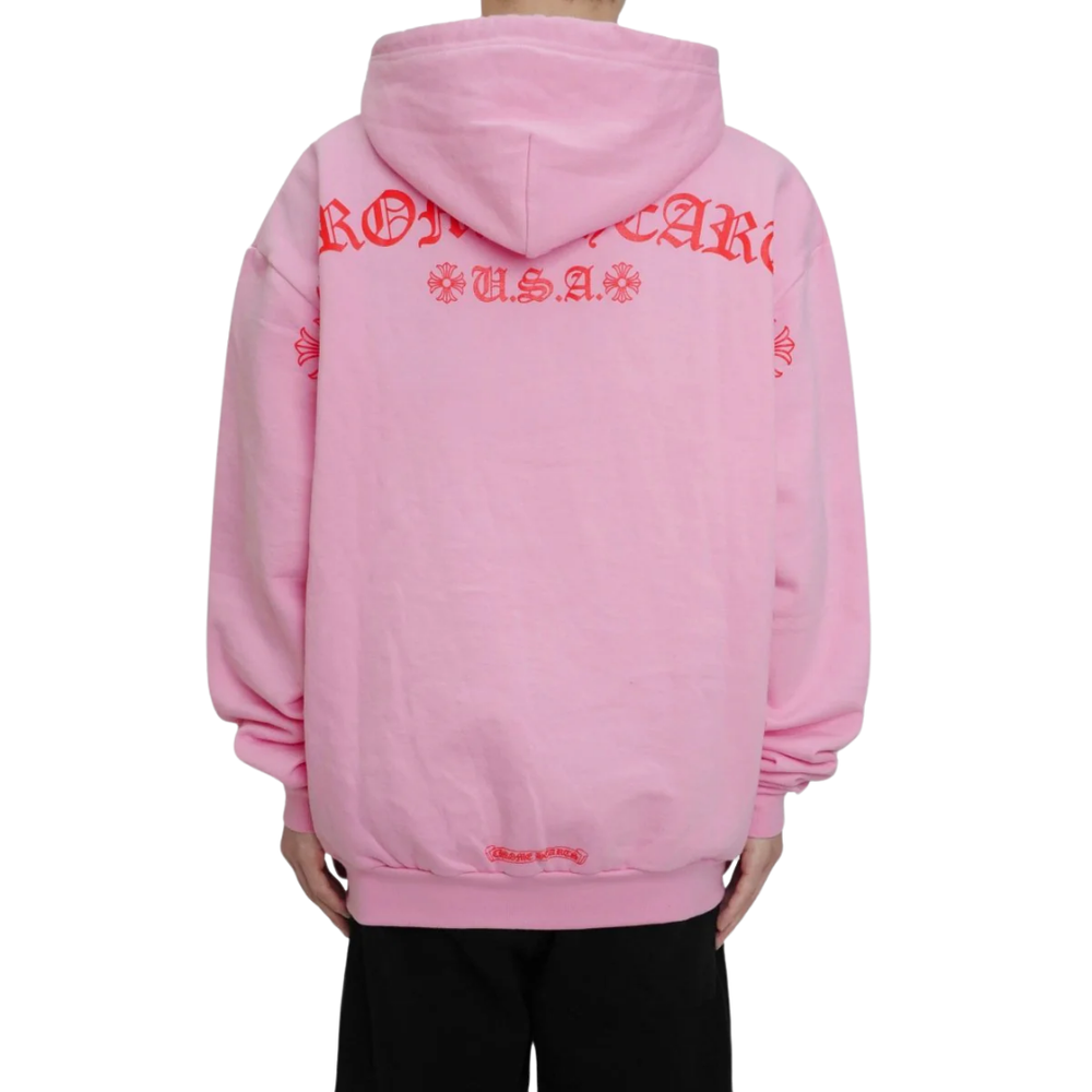 
                      
                        Chrome Hearts Red Logo Hoodie Pink
                      
                    