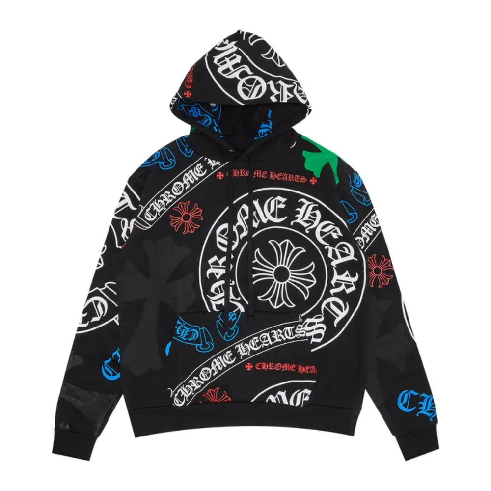 Chrome Hearts Stencil Hoodie Black