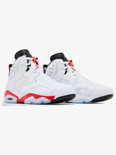 Jordan 6 Retro 'Infrared White (2026)' – pair