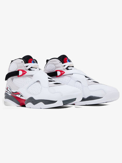 Jordan 8 Retro 'White True Red (2025)' – pair