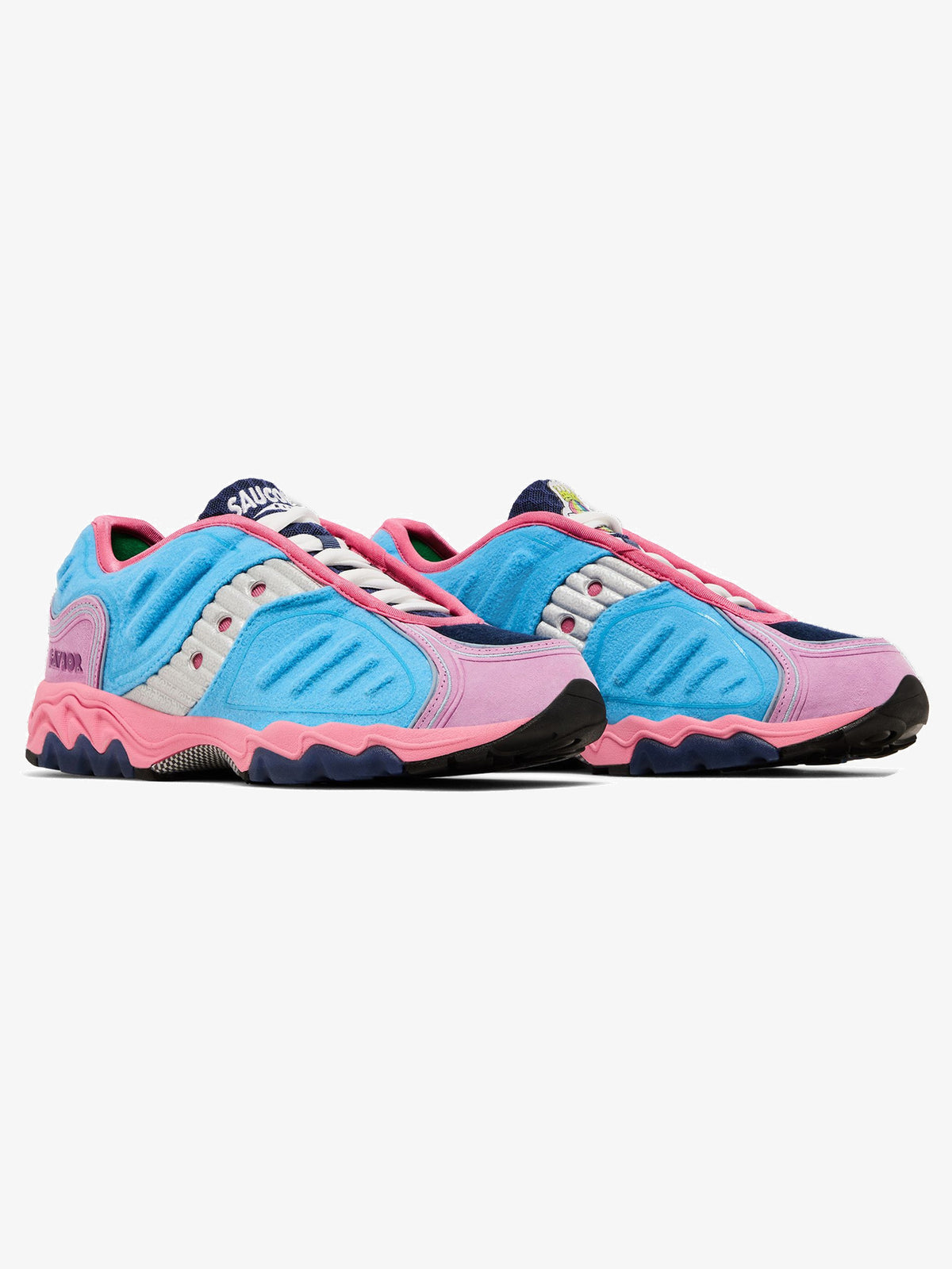 Saucony Matrix 'Jae Tips No Shoes In The House Blue Pink' – pair