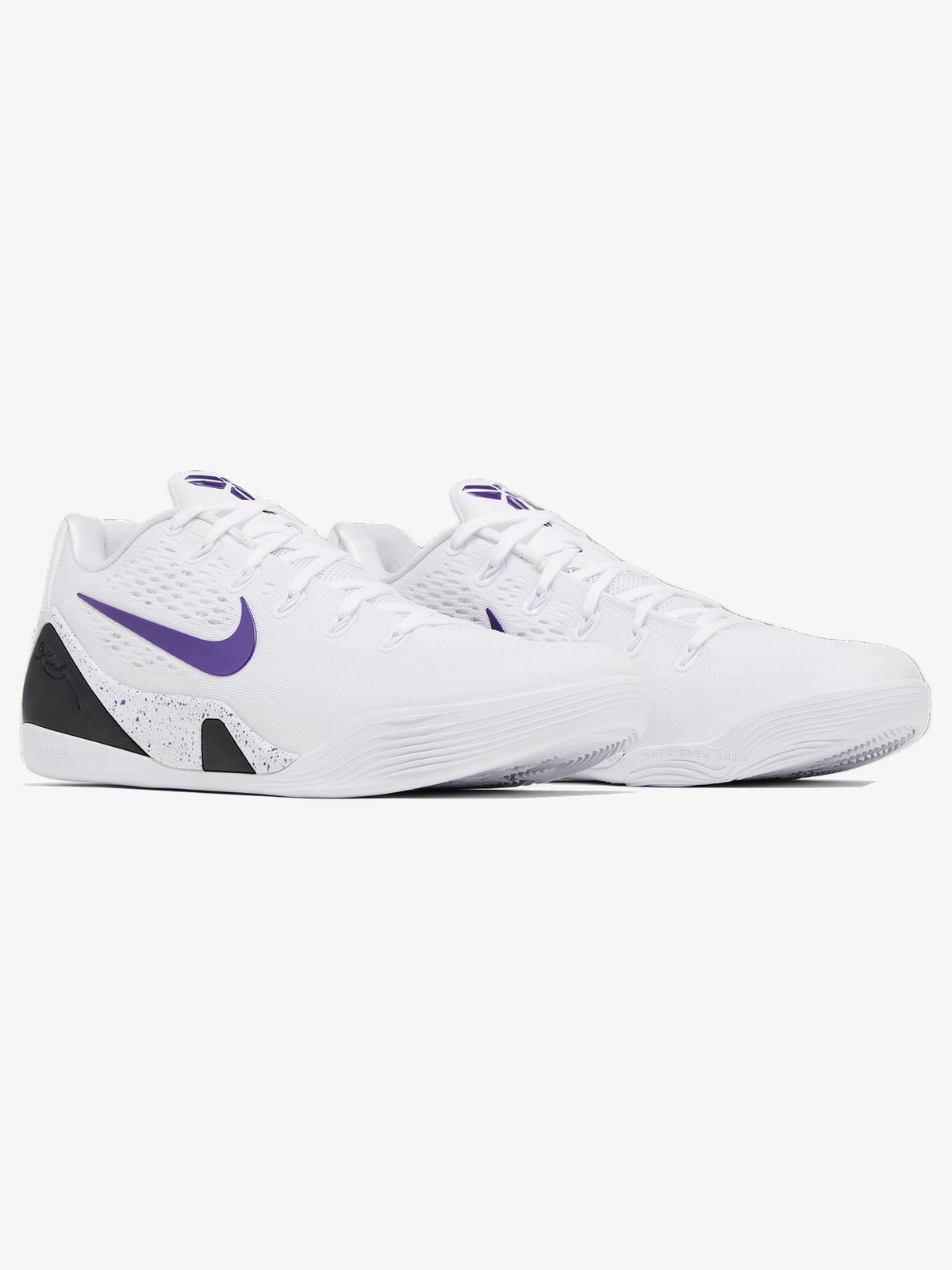 Nike Kobe 9 Elite Low EM Protro 'White Court Purple' – pair