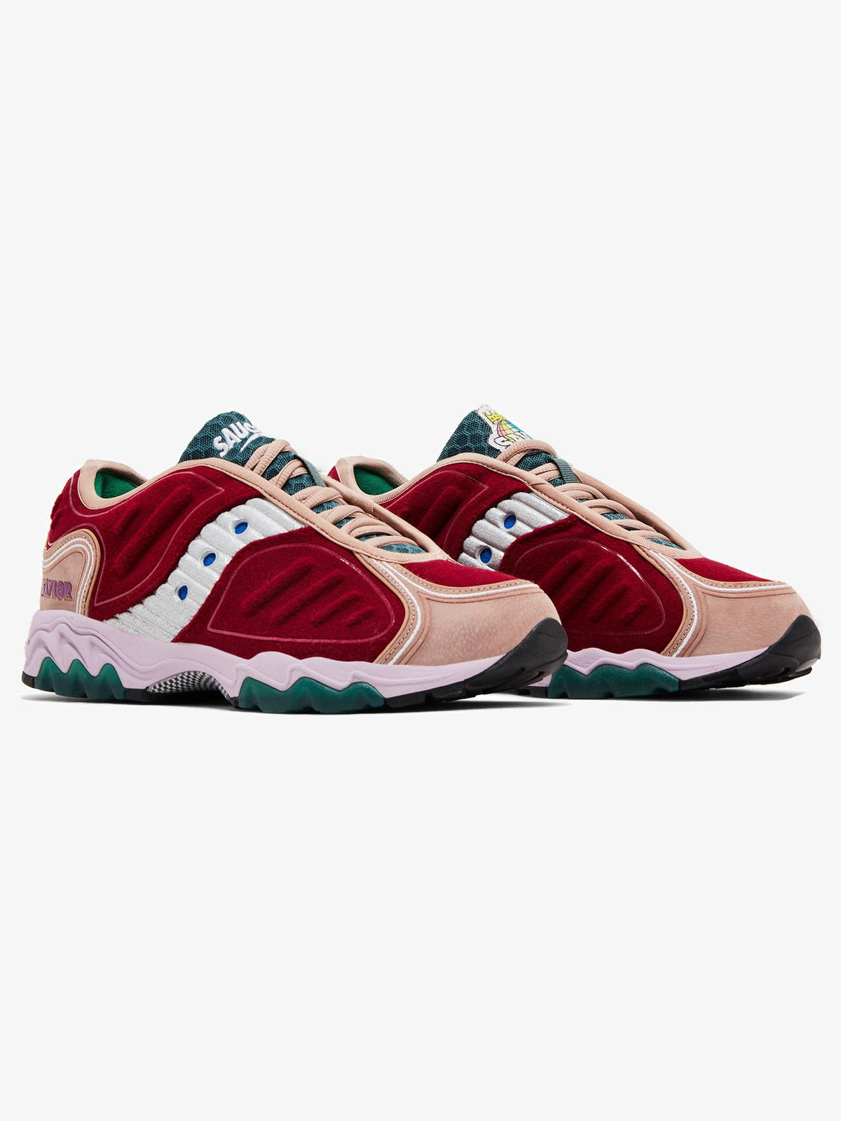Saucony Matrix 'Jae Tips No Shoes In The House Burgundy' – pair