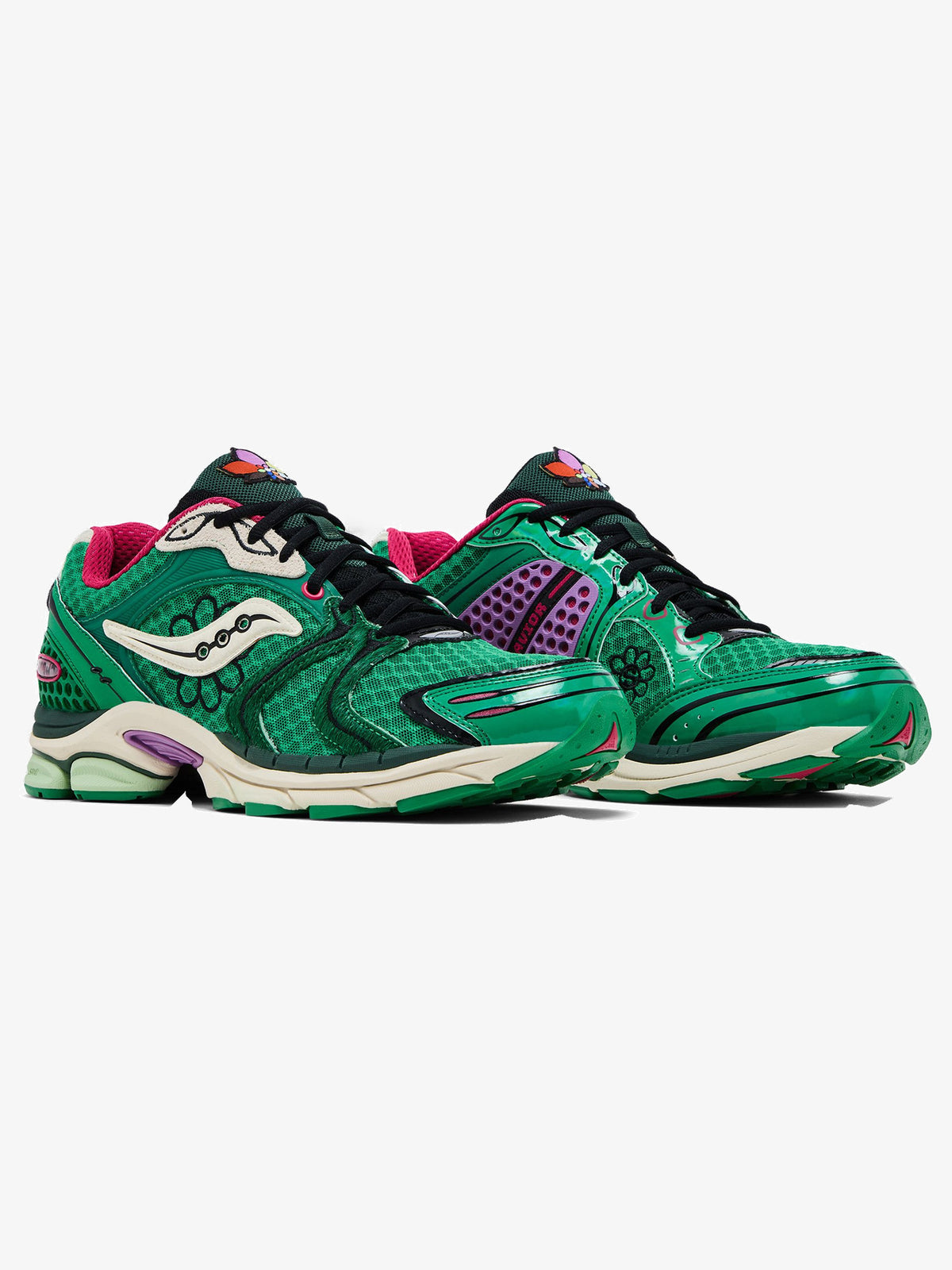 Saucony ProGrid Triumph 4 'Jae Tips Flowers Grow Uptown Sugar Maple' – pair