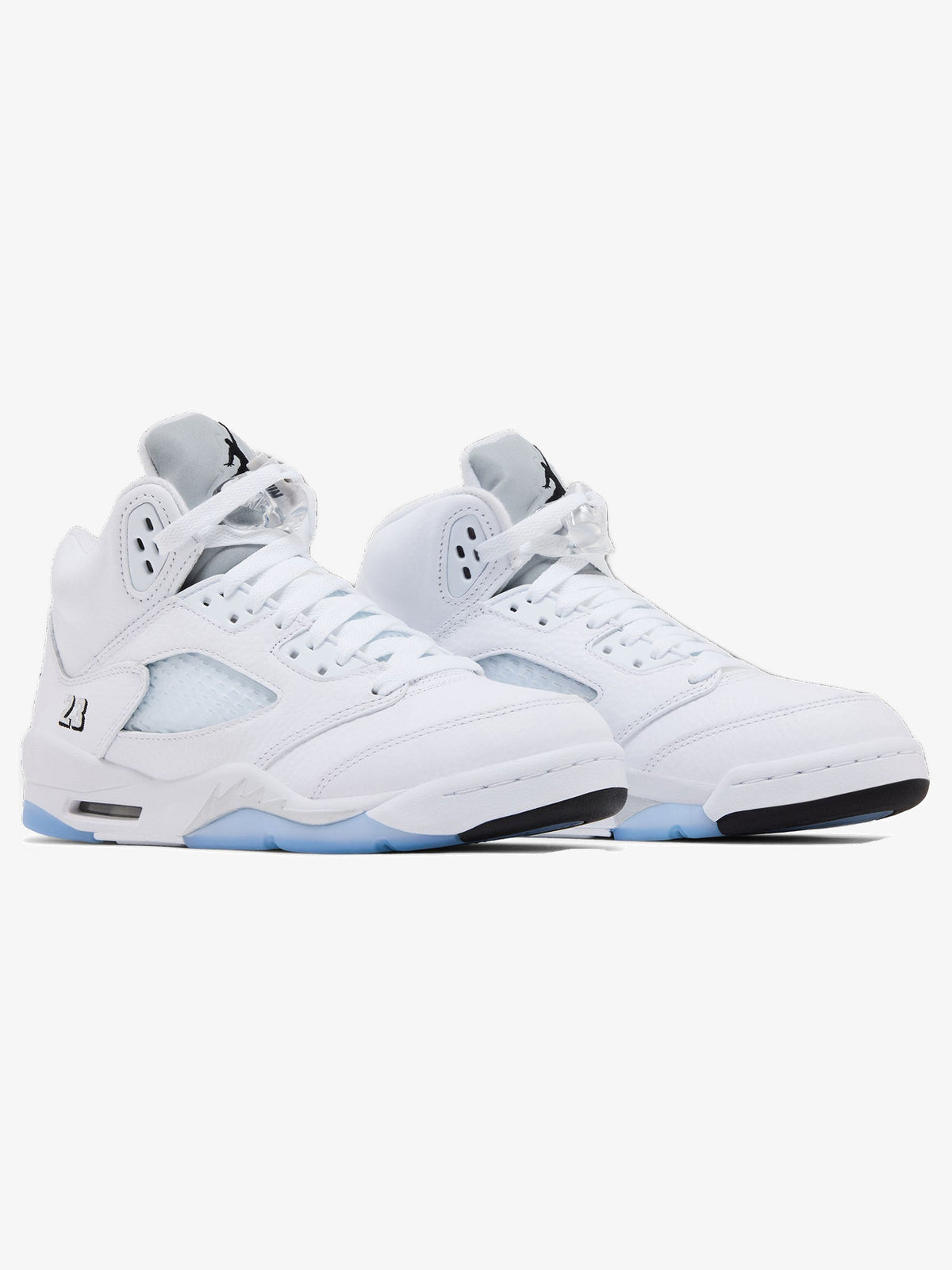 Jordan 5 Retro 'White Metallic (2026)' (GS) – pair