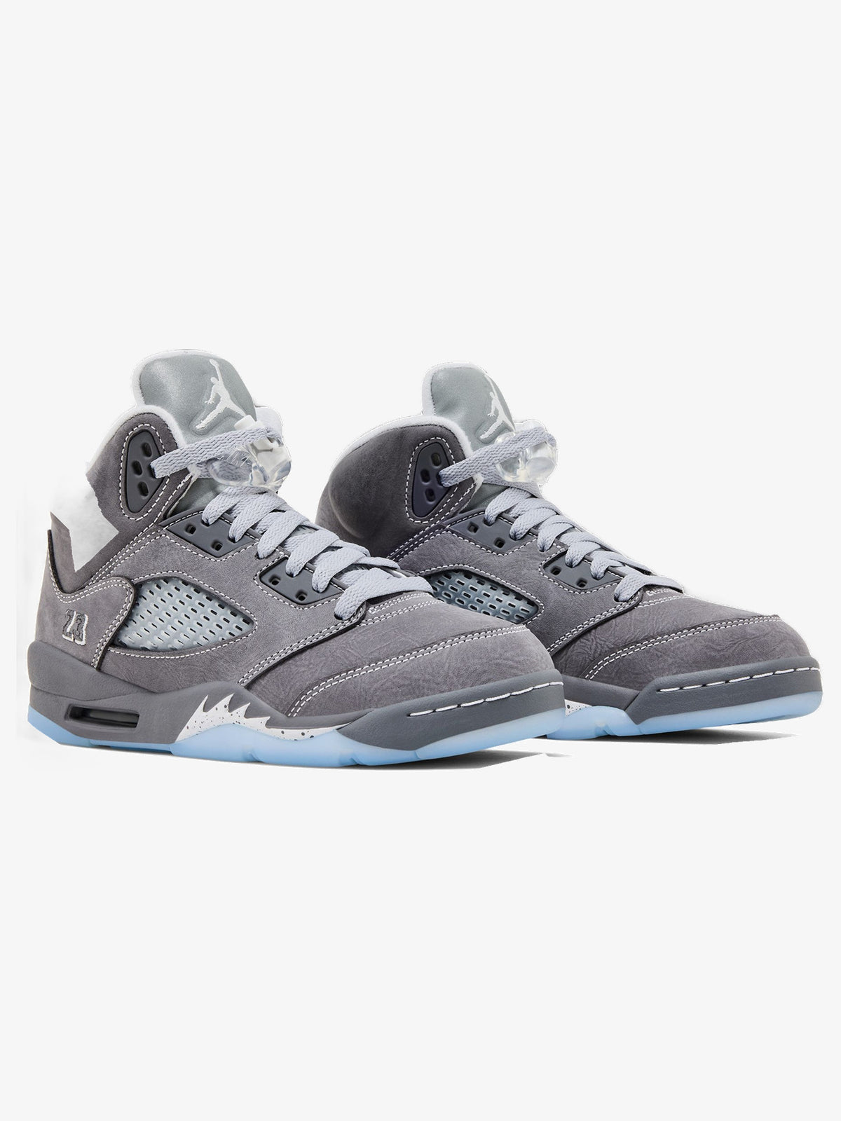 Jordan 5 Retro 'Wolf Grey (2026)' (GS) – pair