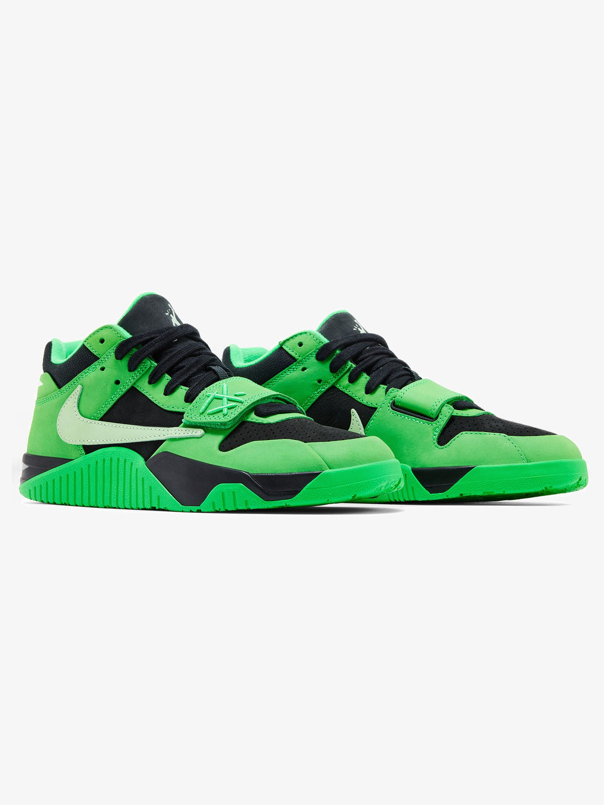 Jordan CJ1 T-Rexx 'Travis Scott Green Spark' – pair
