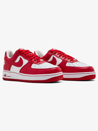 Nike Air Force 1 Low QS 'Terror Squad White University Red' – pair