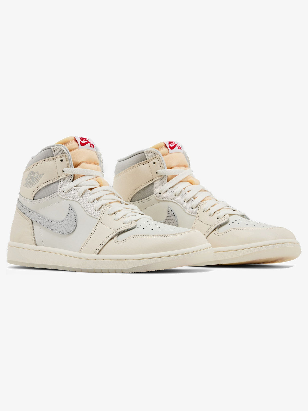 Jordan 1 Retro High OG 'Sail University Red' – pair