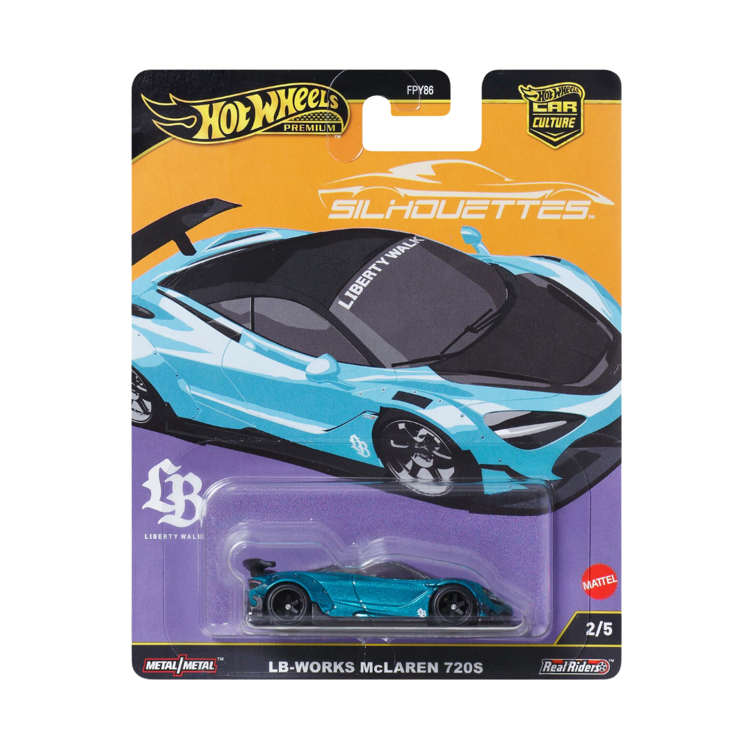 Hot Wheels Premium Car Culture Silhouettes LB-Works McLaren 720S
