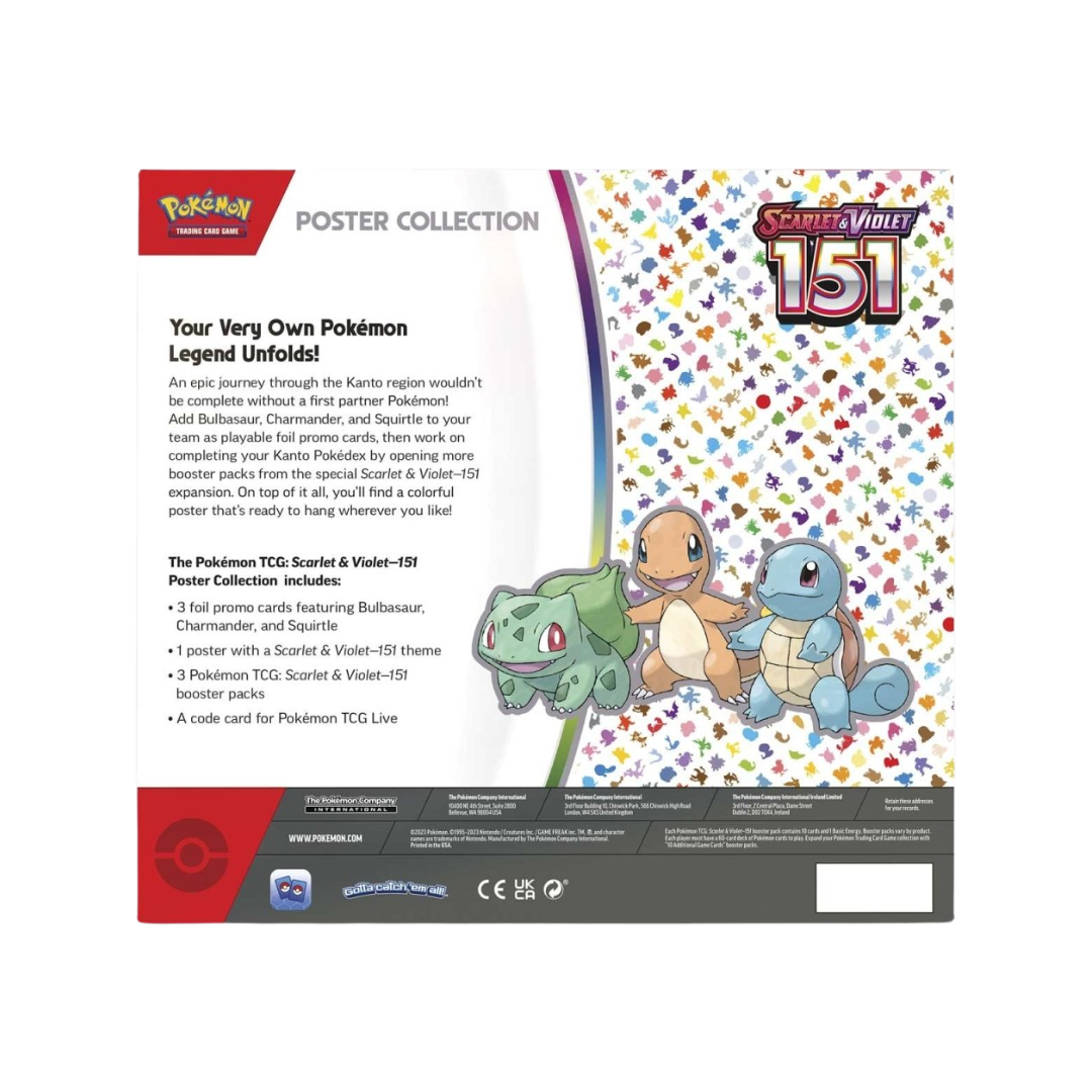 Pokemon 151 Poster Collection Pokémon TCG Scarlet & Violet