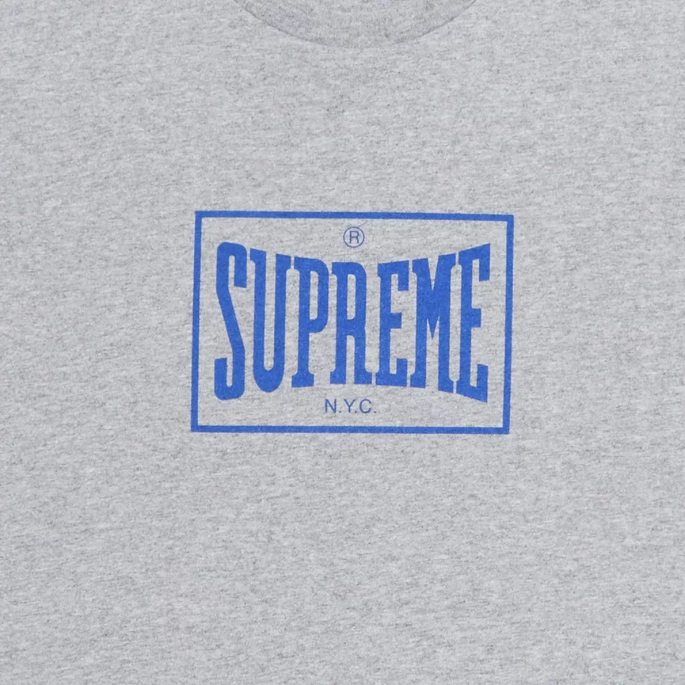 Supreme Warm Up Tee Heather Grey