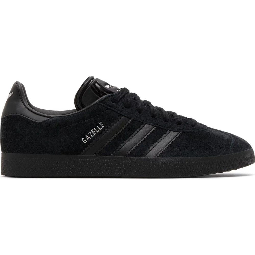 adidas Gazelle All Black Silver Metallic