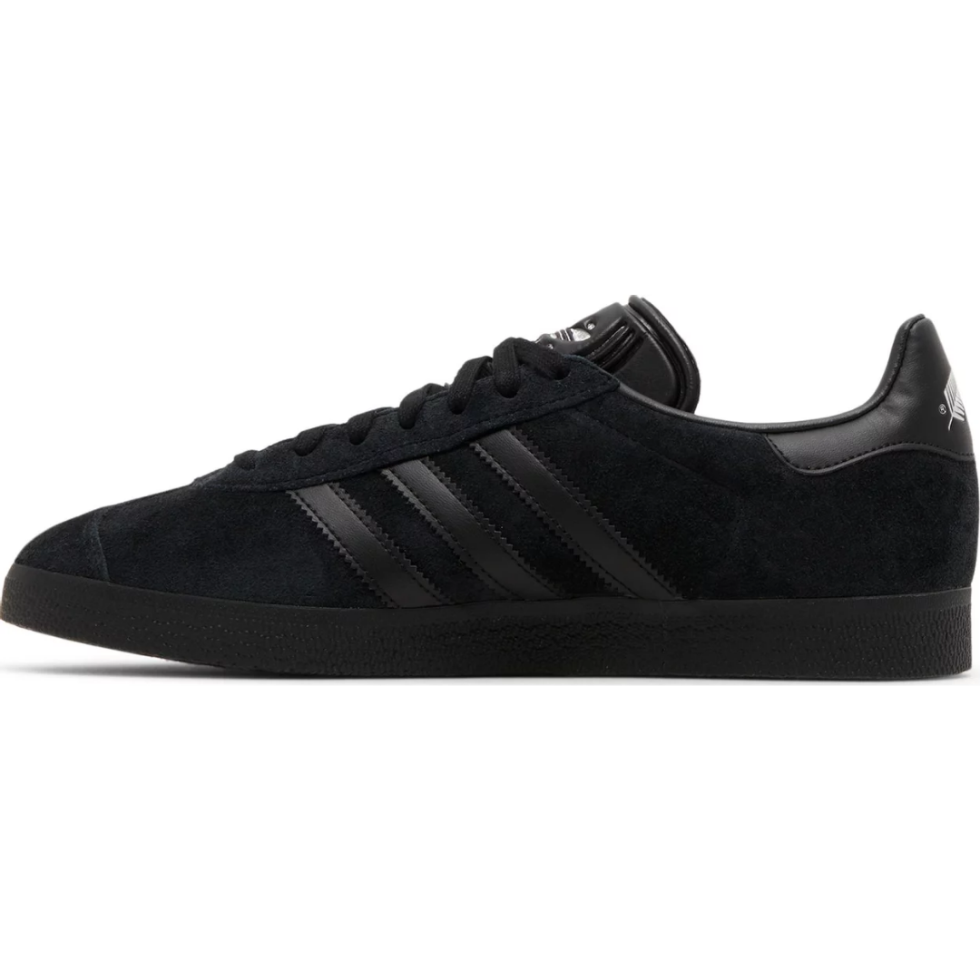 adidas Gazelle All Black Silver Metallic