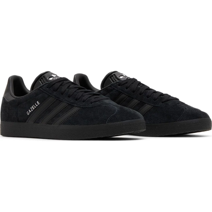 adidas Gazelle All Black Silver Metallic