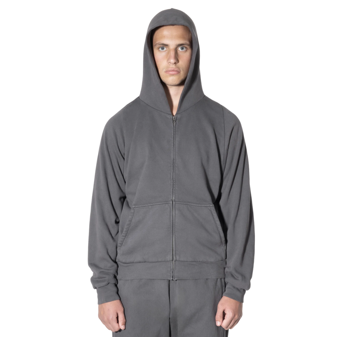 Yeezy x Gap Zip Up Exclusive Hoodie Dark Grey