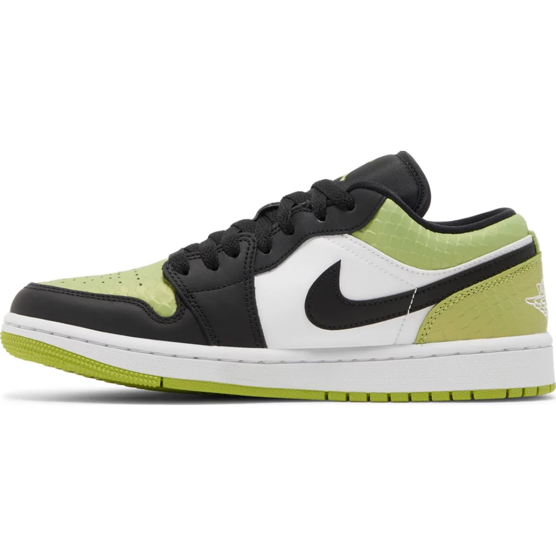 Jordan 1 Low Snakeskin Vivid Green (Women's)