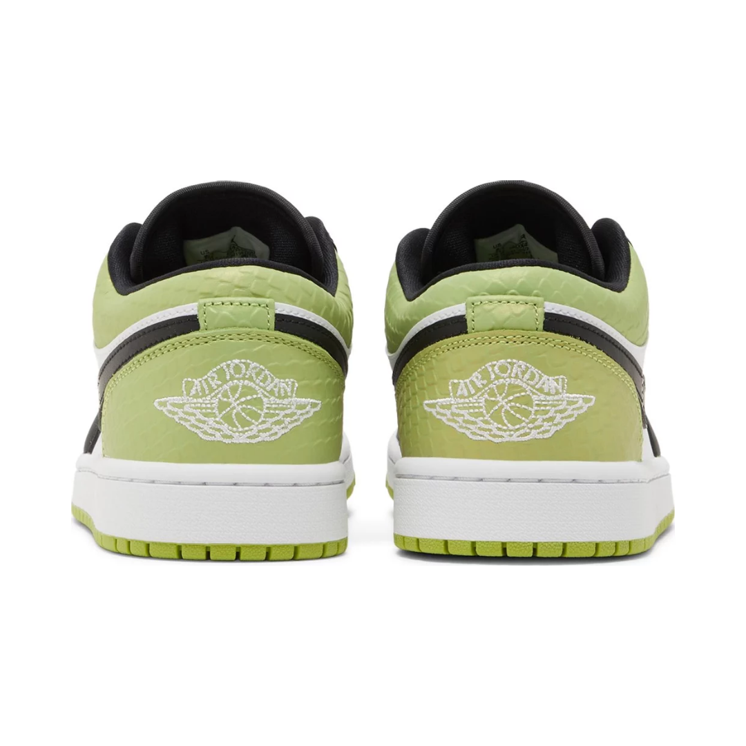 Jordan 1 Low Snakeskin Vivid Green (Women's)