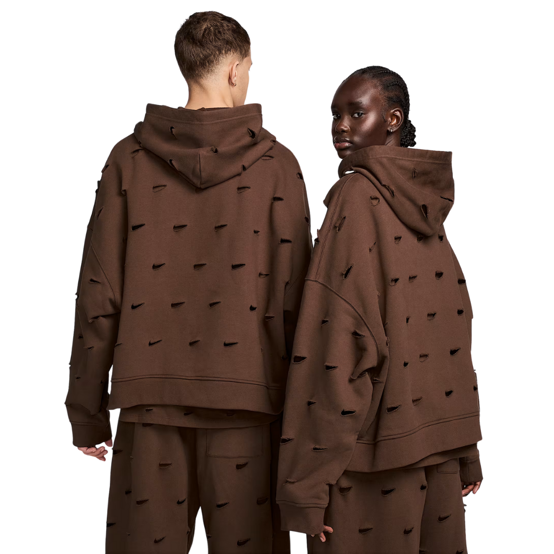Jacquemus x Nike Le Swoosh Hoodie Brown
